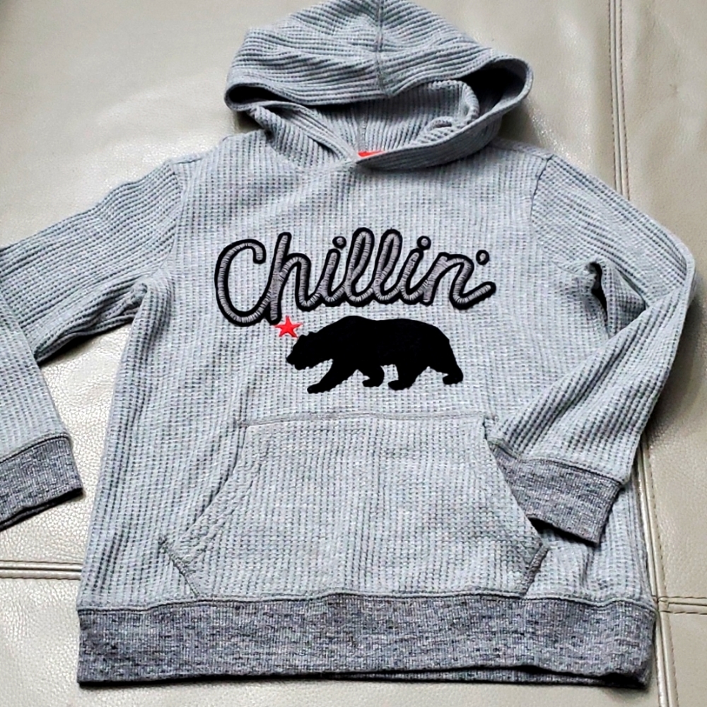 Old Navy Thermal Hoodie Sweatshirt – Kid’s Size Medium, Warm & Lightweight